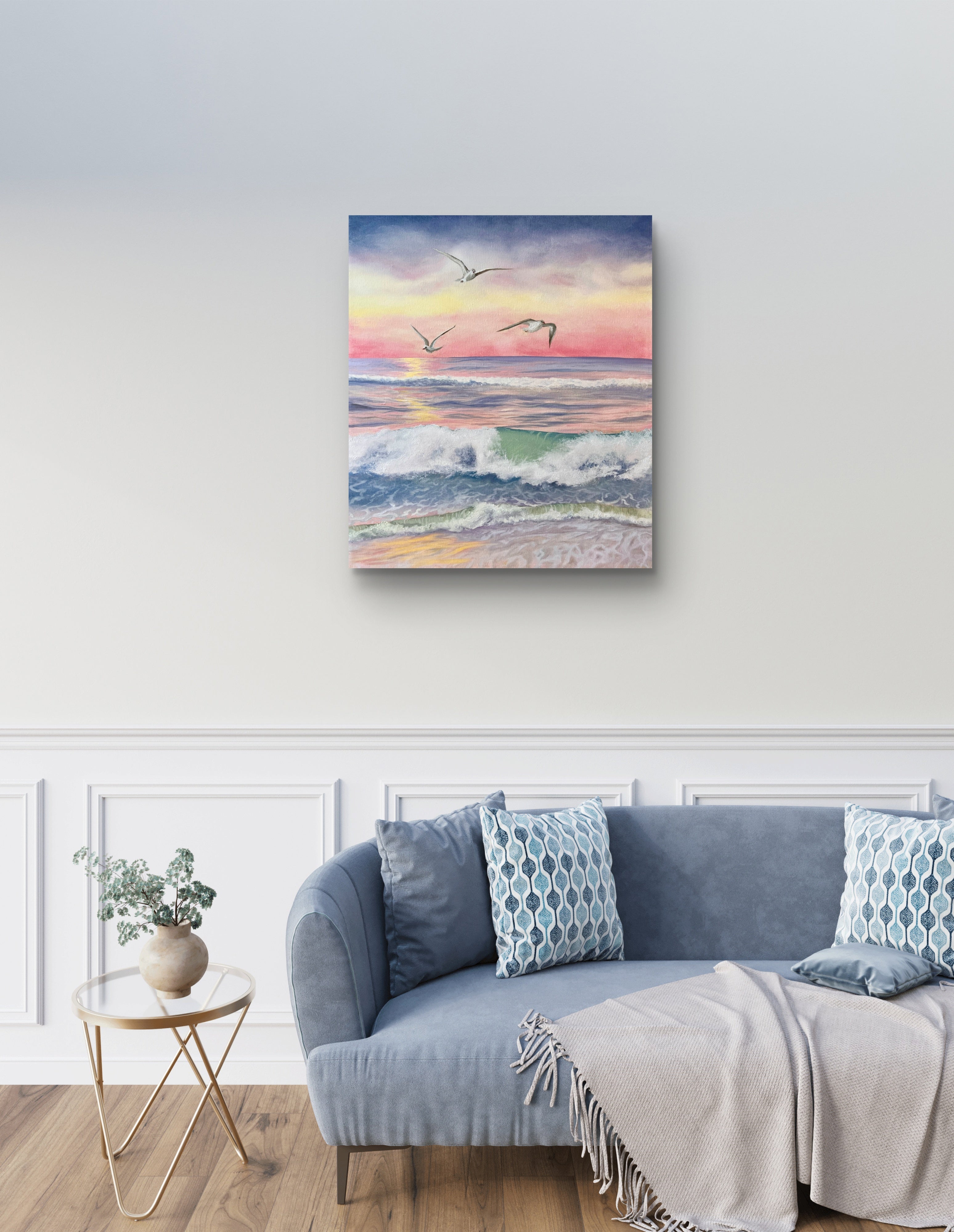 "Mediterranean Coast" - UNIKAT - 50cm x 60cm