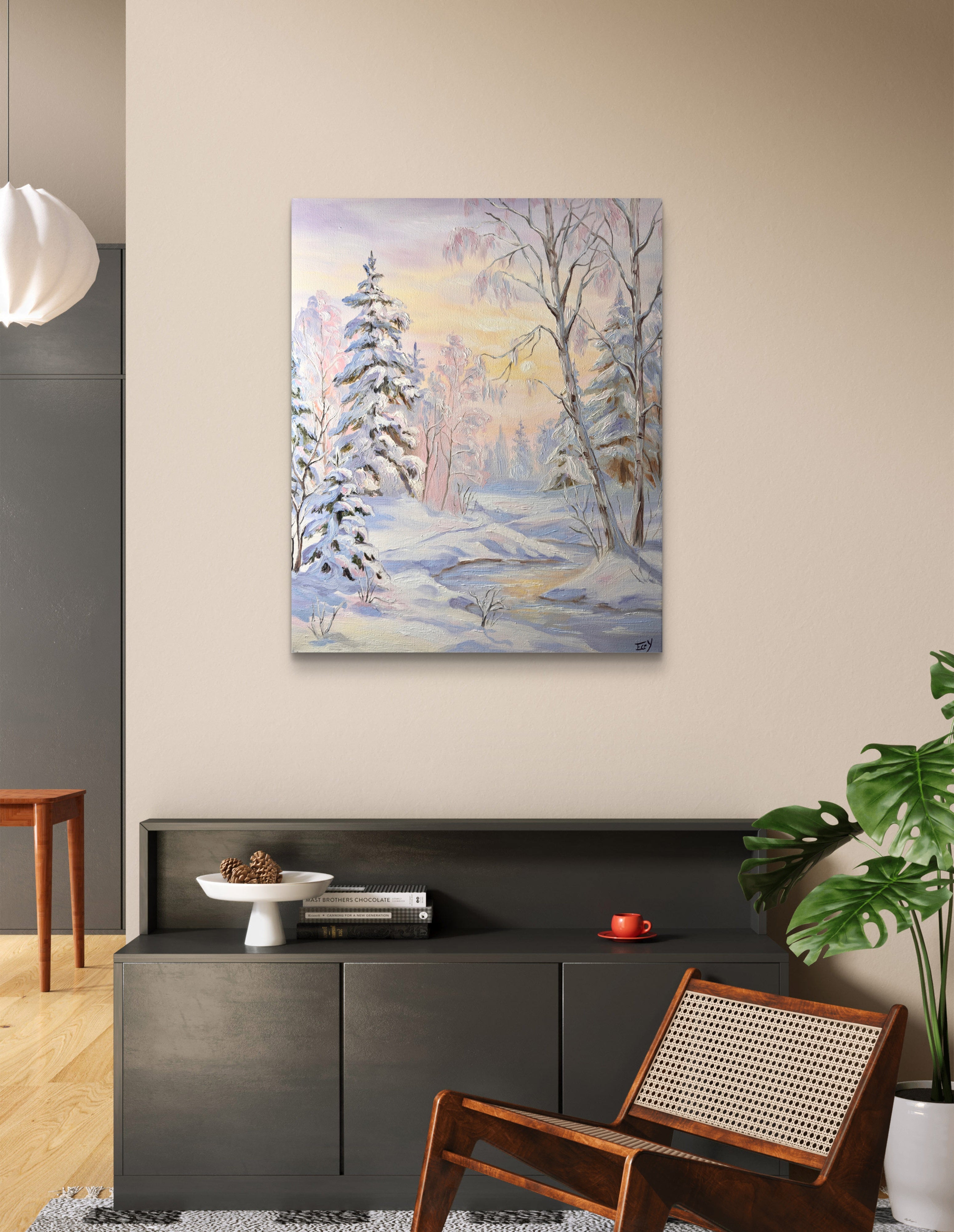 “Pure Forest of Innocence” - UNIKAT - 50cm x 60cm