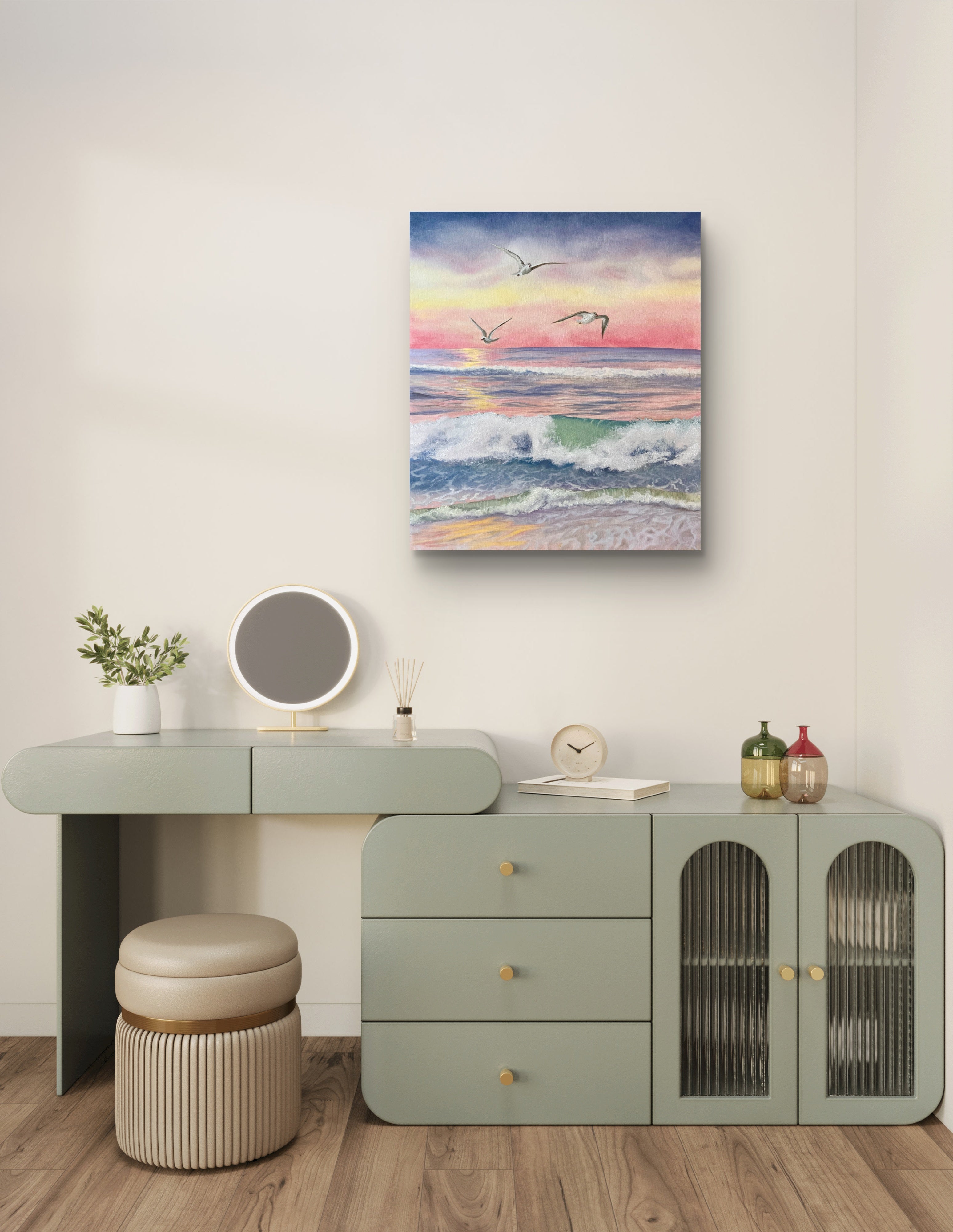 "Mediterranean Coast" - UNIKAT - 50cm x 60cm