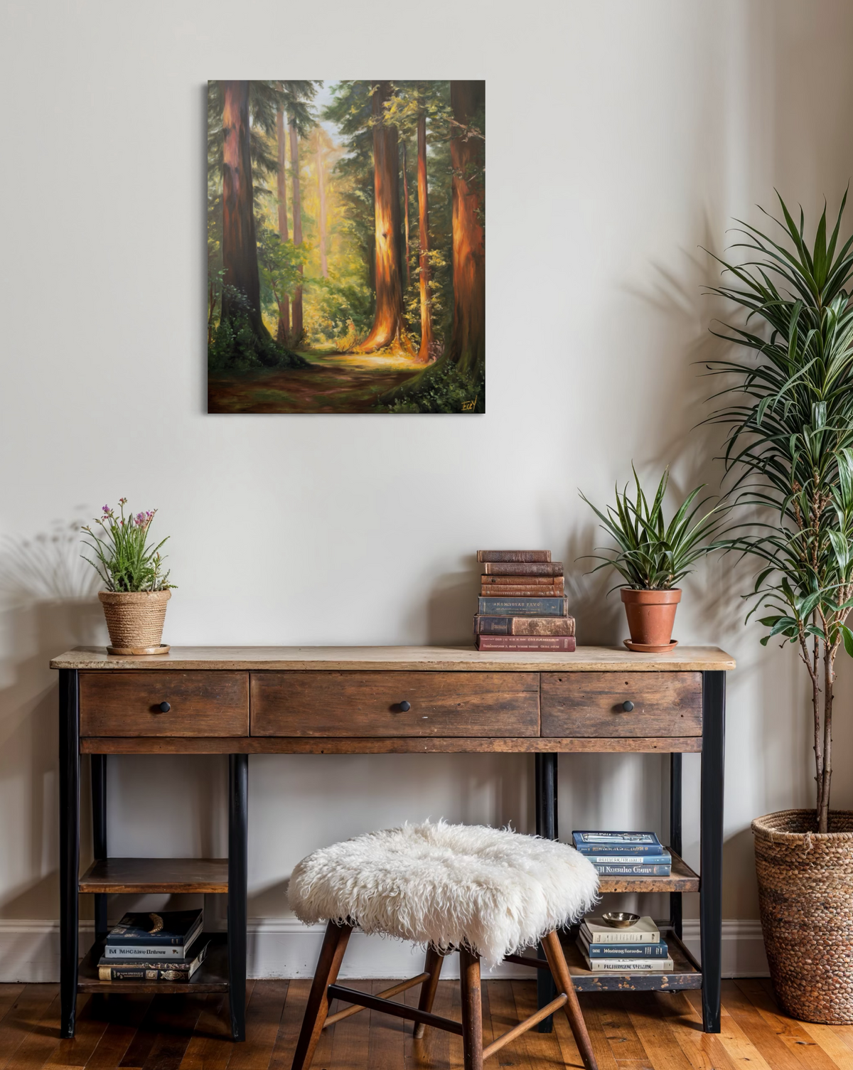 "Ancient Forest of Strength" - UNIKAT - Öl auf Leinwand - 50cm x 60cm