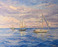 "Upon the Waves of Silence" - UNIQUE - 50cm x 60cm