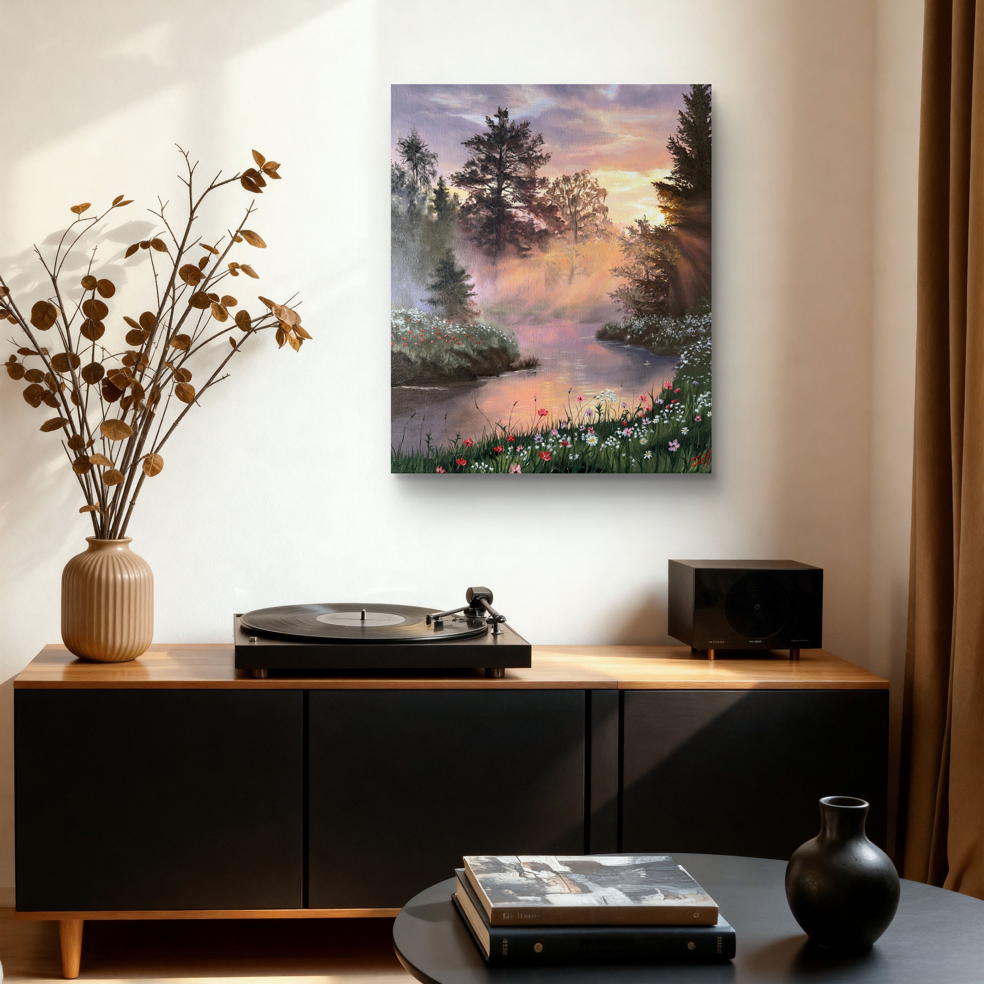 "Soft Forest of Love" - UNIKAT - 50cm x 60cm